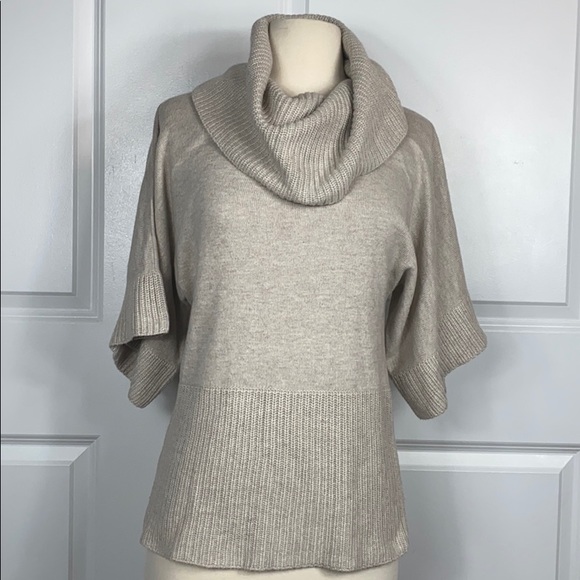 Ann Taylor Loft cowl Dolman sweater shirt sleeve - Picture 3 of 14